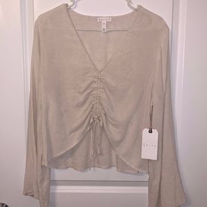 Leith Ruched Front Top